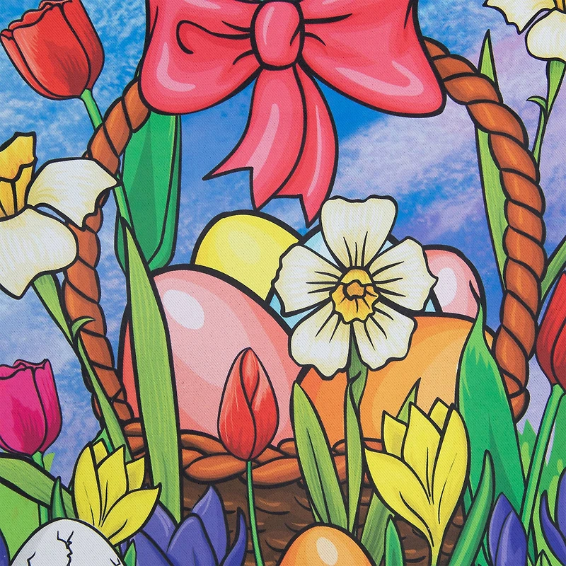 40" x 28" Welcome Easter Basket Outdoor House Flag 28" x 40"