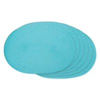 DII® Oval Plastic Woven Placemats