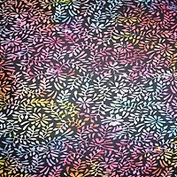 Feldman Batik Rainbow Clover Petal Cotton Fabric