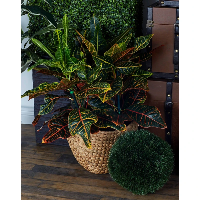 Brown Seagrass Contemporary Storage Basket Set