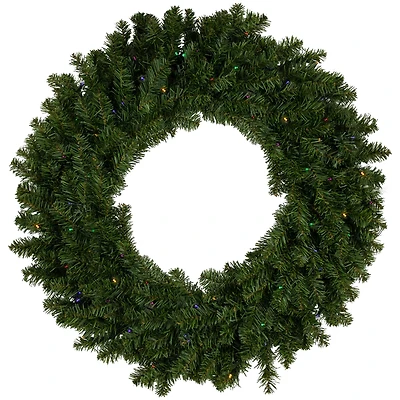 30" LED Canadian Pine Artificial Christmas Wreath
