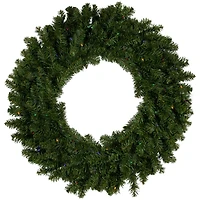 30" LED Canadian Pine Artificial Christmas Wreath