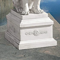 Design Toscano 22" Lion of Florence Sentinel Base
