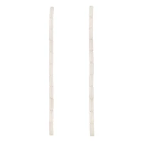 Rose Quartz Tube Beads by Bead Landing