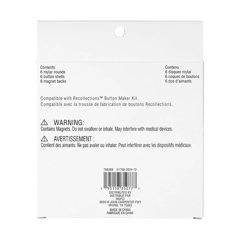 Large Button Magnet Pieces by Recollections™