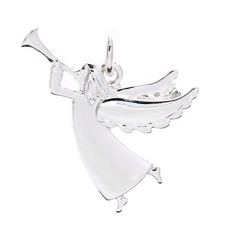 Charmalong™ Silver Plated Angel Charm by Bead Landing™