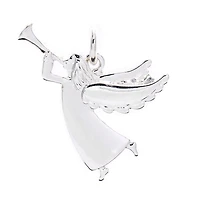 Charmalong™ Silver Plated Angel Charm by Bead Landing™
