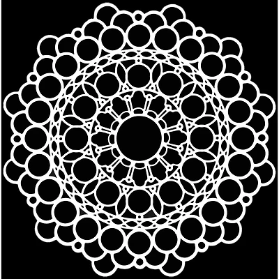 The Crafter's Workshop Orb Mandala Stencil