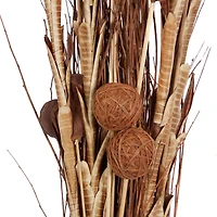 Set of 2" Brown Sea Grass Natural Foliage, 46" x 15"