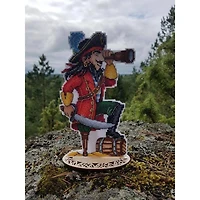 MP Studia Brave Pirate Plastic Canvas Counted Cross Stitch Kit