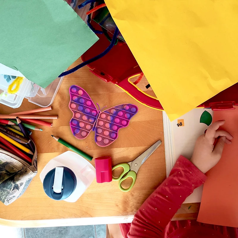 GottaPop Pink Butterfly Pop It Fidget Toy Party Favors, 6ct.