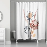 Spicey Floral Arrangement 71" x 74" Shower Curtain