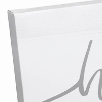 Gray Whitewash Home 12" x 18" Canvas Wall Art