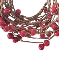 5ft. Red Berry Coiled Garland by Ashland®