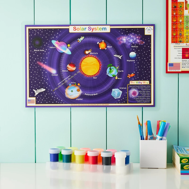 Tot Talk Solar System Placemat