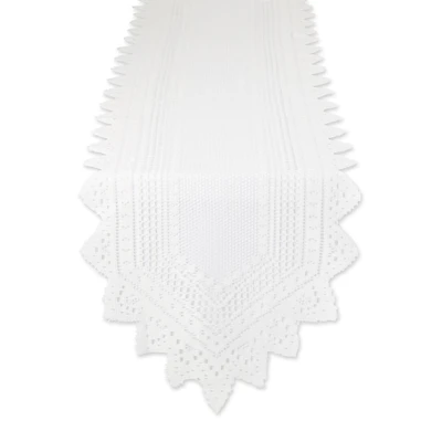 DII® 72" Nordic Lace Table Runner