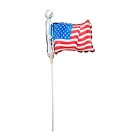 14" American Flag Foil Stick Balloon