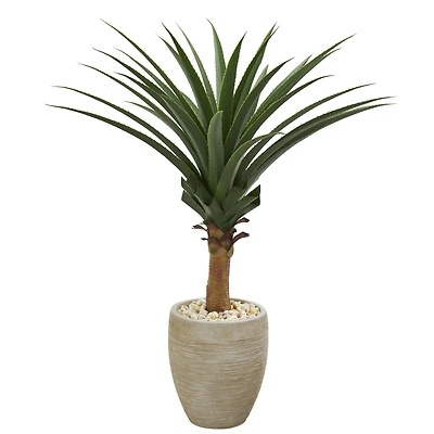 3.5ft. Agave in Sand Colored Planter
