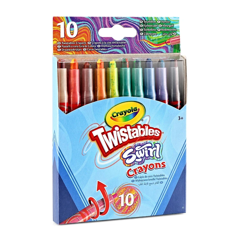 Crayola® SWIRL Mini Twistable Crayons, 6 Packs of 10