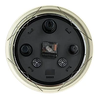 Hello Honey® 12" Cream Chic Round Wall Clock