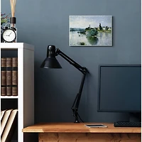 Stupell Industries Monet Classic Countryside Homes Lake Landscape Wall Plaque