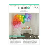 10ft. Rainbow Balloon Garland by Celebrate It™