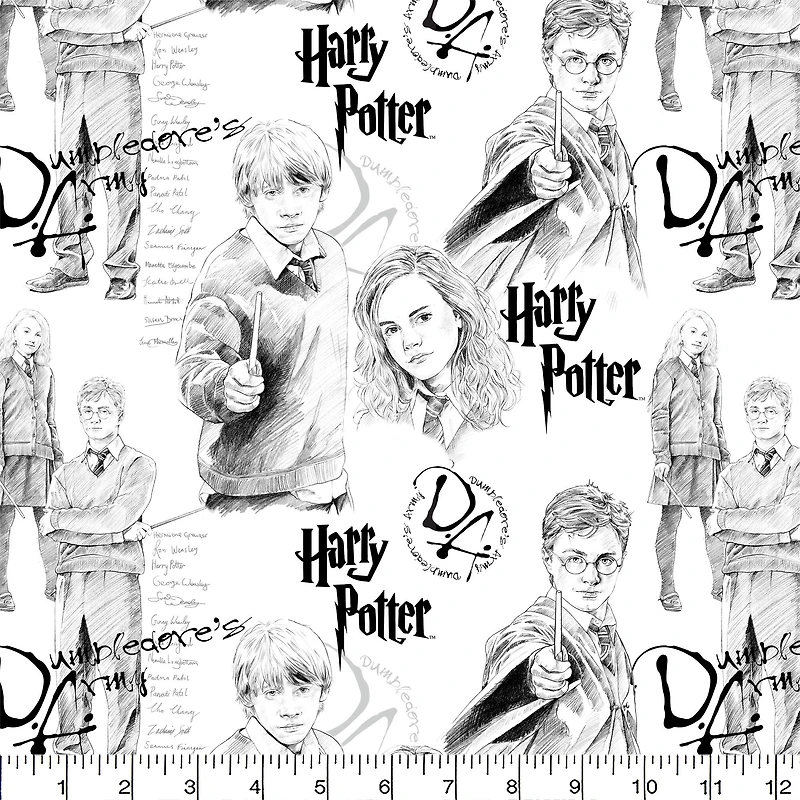 Harry Potter™ Mystery of Magic Cotton Fabric