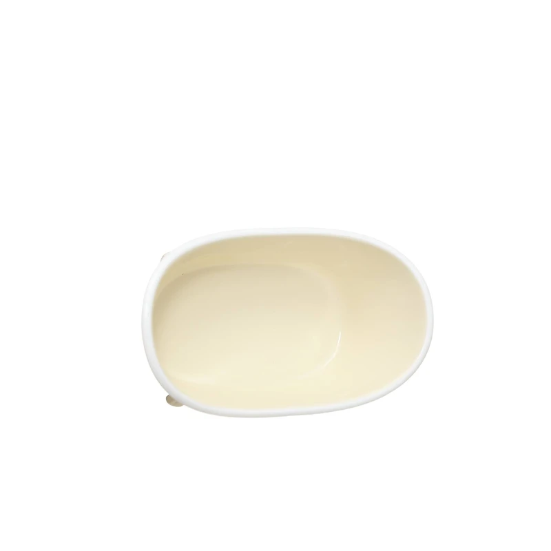 Mini White Metal Tub Decoration by Ashland®