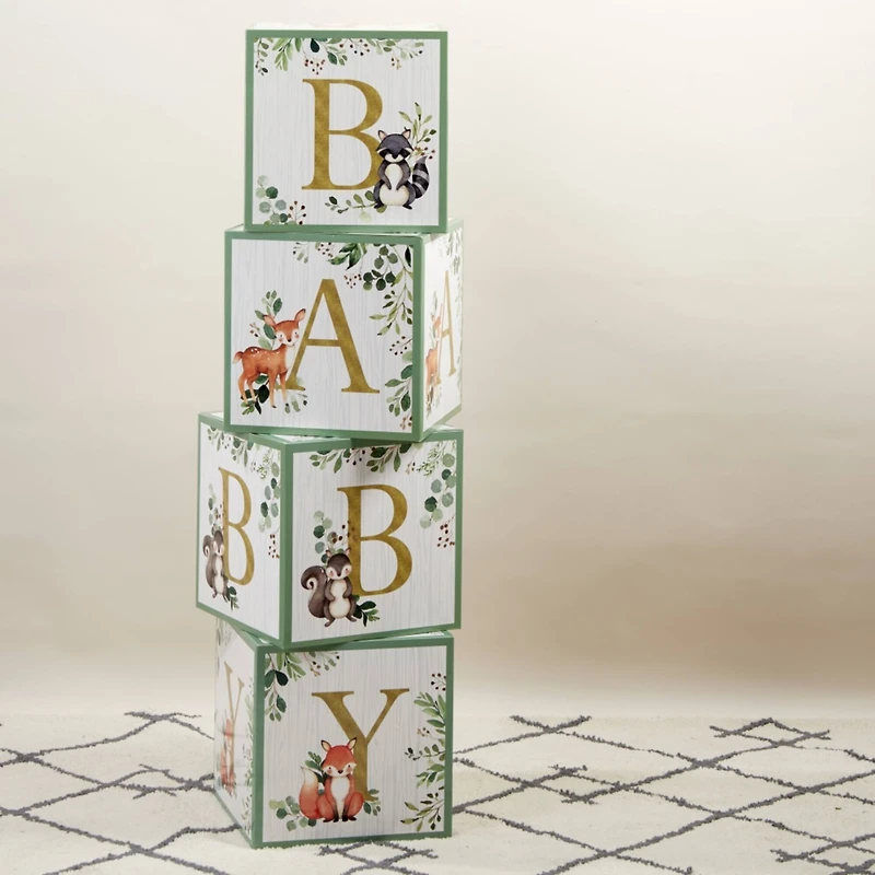 Kate Aspen® Woodland Baby Block Box Set
