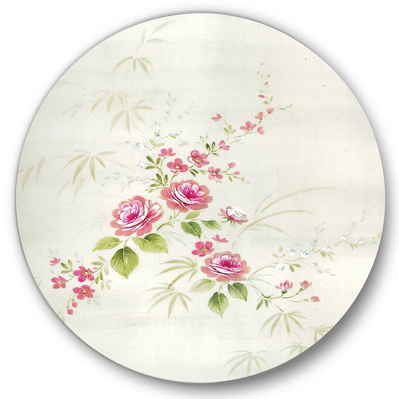 Designart - Retro Drawing of Flowers II