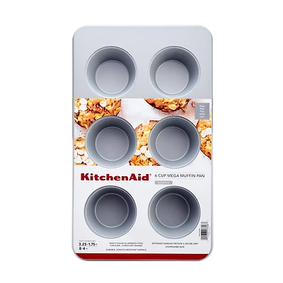 KitchenAid Non-Stick 6-Cup Mega Muffin Pan