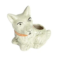 Hello Honey® 7" Scotty Dog Stoneware Planter
