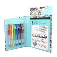 Bright Stripes Gel Pens Travel Art Pack