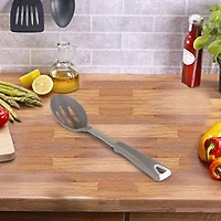Martha Stewart Gray Nylon Slotted Spoon