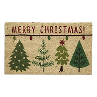 DII® Merry Christmas Trees Doormat