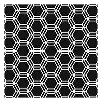 The Crafter's Workshop Honeycomb Stencil, 6'' x 6''