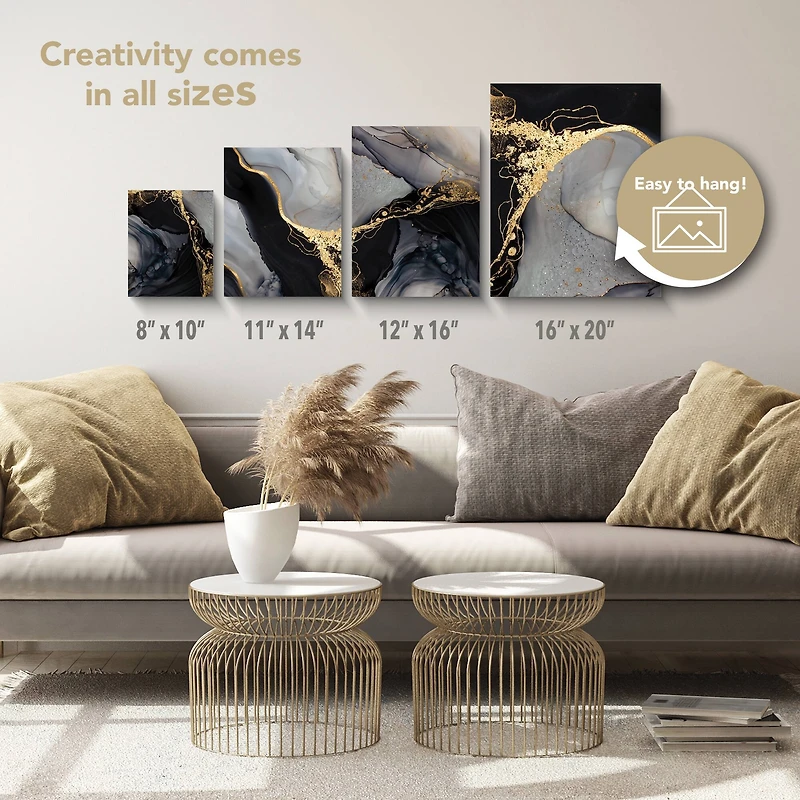 ArtSkills® 2 Pack Black Stretched Canvases