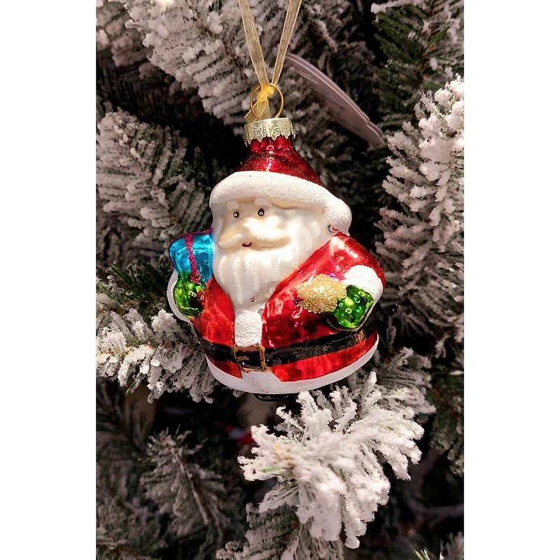 Wizardi 11.81" Santa with Gifts Christmas Ornament