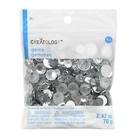 Silver Round Mix Gems by Creatology™