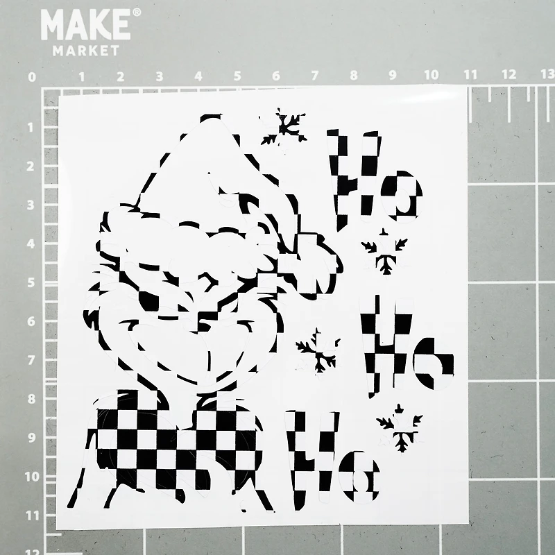 Checker Pattern Permanent Vinyl by Make Market®