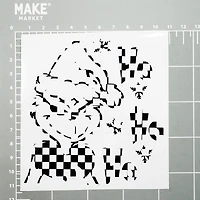 Checker Pattern Permanent Vinyl by Make Market®