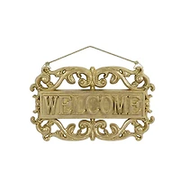 15" Gold Welcome Sign Wall Décor by Ashland®