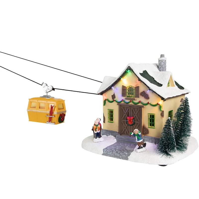 Christmas Village LED Lighted Animated & Musical Trolley Car Ride