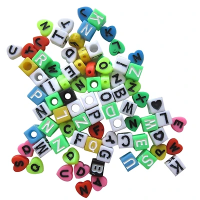 12 Packs: 340 ct. (4,080 total) Multicolor Mixed Alphabet Beads by Creatology™