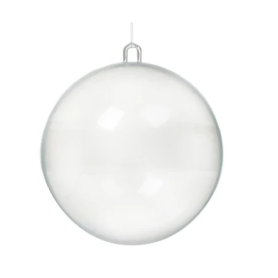 4" Fillable DIY Plastic Ball Ornament by Make Market®