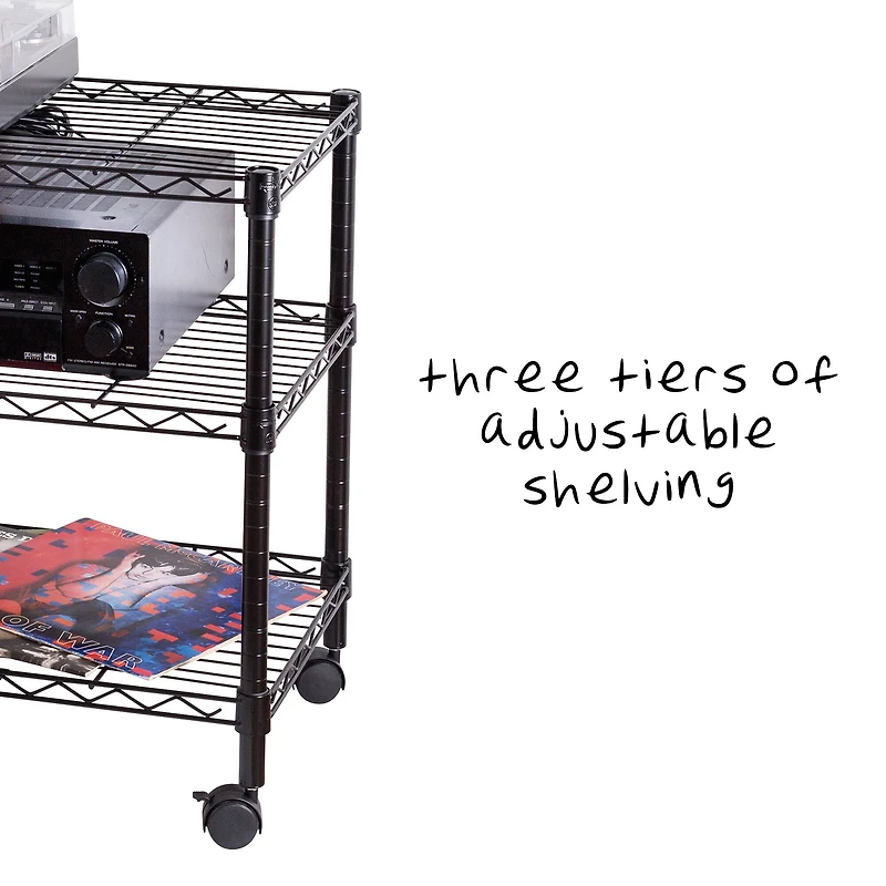 Honey Can Do 3-Tier Media Cart