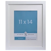 8 Pack: White Frame with Mat, Belmont by Studio Décor®