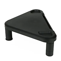 Mind Reader Black Monitor Plastic Stand Riser Set