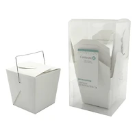 4" White Take-Out Box Set by Celebrate It™