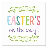Easter's On its Way Tabletop Canvas Art 